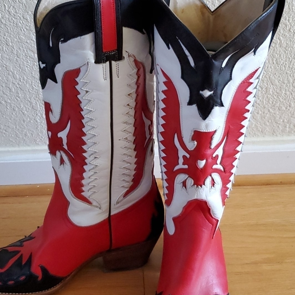 🍒NWOB Sancho Tooled Boots - Picture 9 of 10